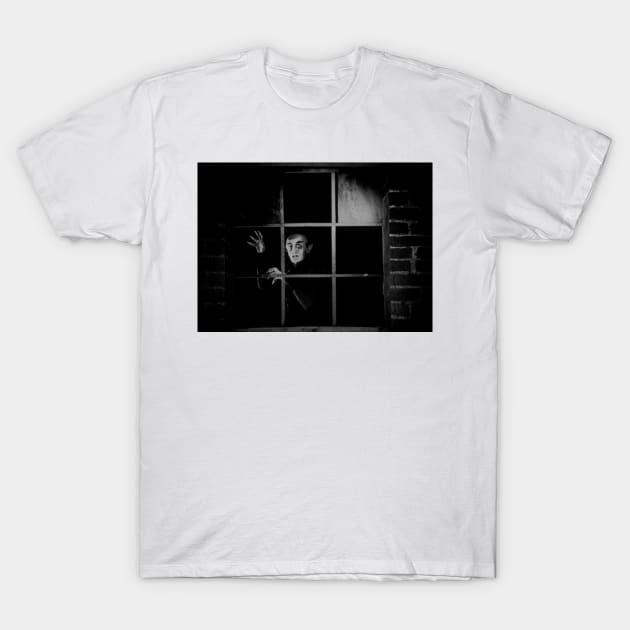 Nosferatu watching T-Shirt by Whatever Forever